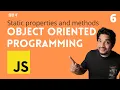 6 Static properties and methods - Object oriented programming in Javascript Hindi