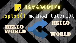 Learn the Split method in JavaScript