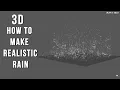 How To Make Rain In Maya