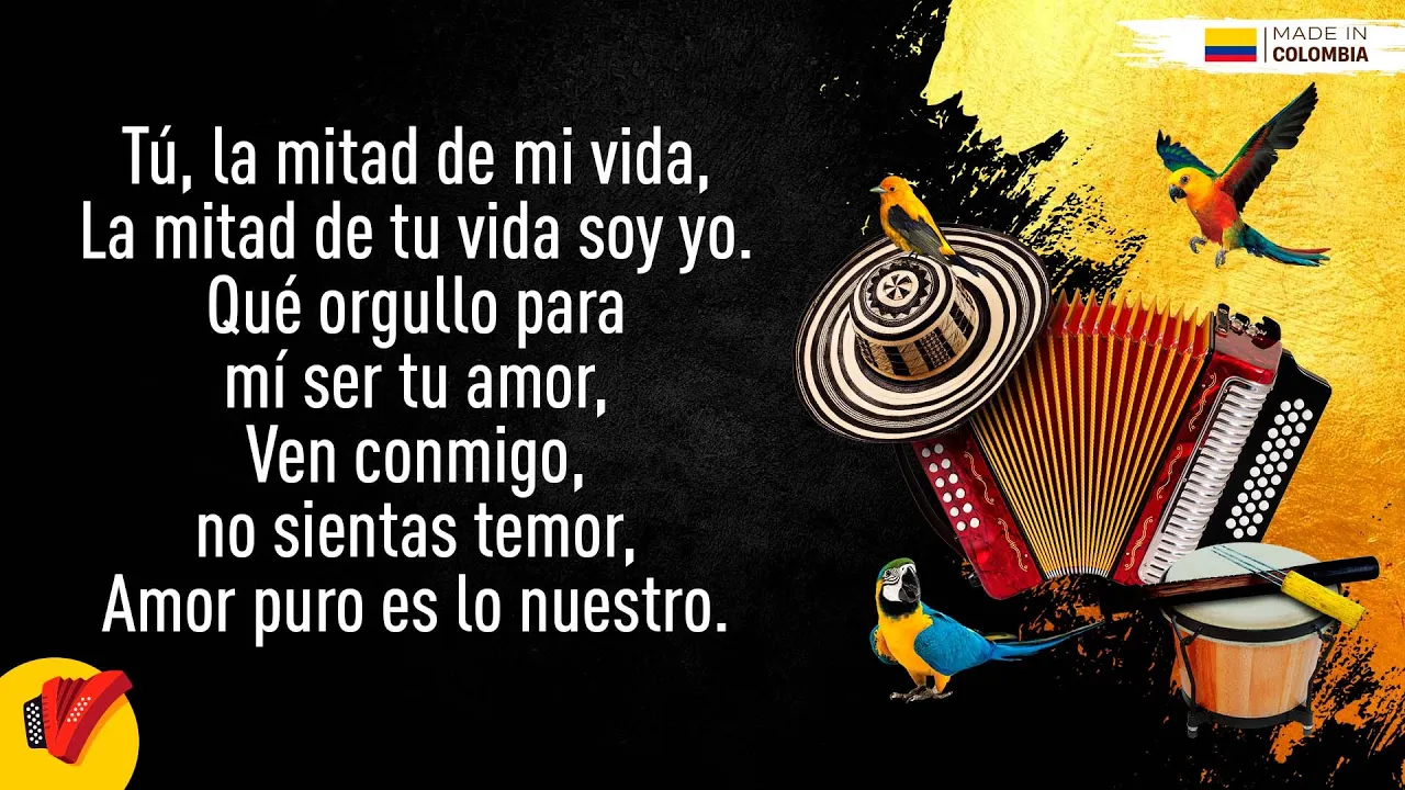 La Mitad De Mi Vida, Jesús Manuel, Video Letra - Sentir Vallenato La Mitad De Mi Vida, Jesús Manuel, Video Letra - Sentir Vallenato