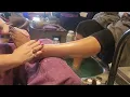 Harmony signature scrub and massage demonstration