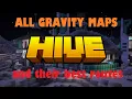 All HiveMC Gravity Maps and their best routes