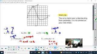 Unit 4 Lesson 3 Interpreting Using Function Notation
