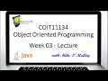COIT11134 Object Oriented Programming - Week 03