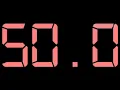 50 second countdown with buzzer