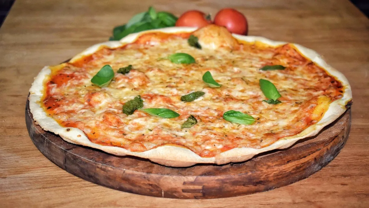 Pizza without Oven| Veg Pizza| Pizza in Kadhai|Homemade Pizza Dough & Sauce ~ The Terrace Kitchen. 