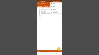 How to use JVDroid to type and execute Java Programs