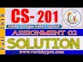 CS201 Assignment 2 Solution Fall 2018 Encrypt and Decrypt Password Urdu