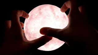asmr moon tapping and scratching