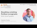 Basic Python Hacks Part 12 - Reading existing Python RACE REVA University