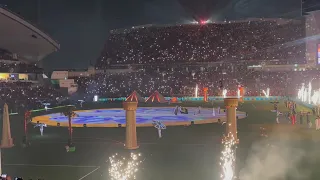 فقرة محمود الليثي و عمر كمال الغنائية في لقاء نهائي السوبر المصري بين الأهلي و الزمالك 