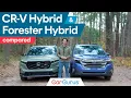 Hybrid Crossovers from Honda and Subaru 2026 Honda CR-V Hybrid vs 2025 Subaru Forester Hybrid