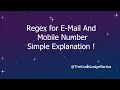 Regex for E-mail and Mobile number in Javascript Regular Expression Email Validation Javascript