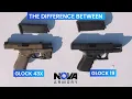 The difference between a Glock 43x and a Glock 19