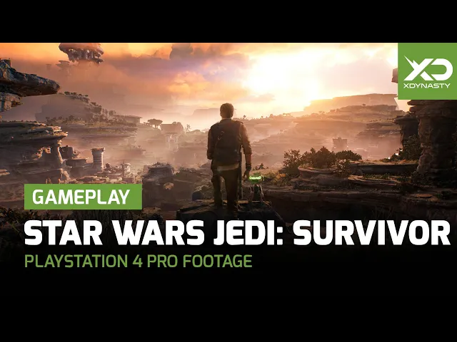 Star Wars Jedi: Survivor | PlayStation 4 Pro Footage