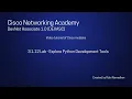3 1 12 Lab - Explore Python Development Tools DevNet Associate v1 0