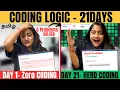 How to build LOGIC to solve CODING PROBLEM Step by step Demo for LOGIC BUILDING