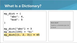 Python - Dictionaries