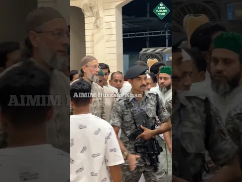 Dilan Teer Bija | Asaduddin Owaisi With High Tight Security At Hyderabad