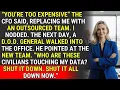 DoD General Exposed CFO s Cost-Cutting Blunder Corporate Chess
