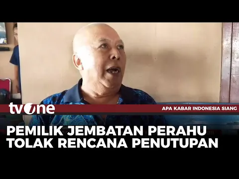 Disebut Tak Berizin, Jembatan Perahu di Karawang Terancam Dibongkar