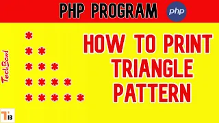 Printing Pyramid Pattern using Loop in PHP