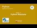 Python Numbers Python from scratch urdu daily python BS python IST Islamabad python pakistan