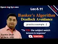L5 11 Banker s Algorithm example-2 Safe and unsafe state in deadlock