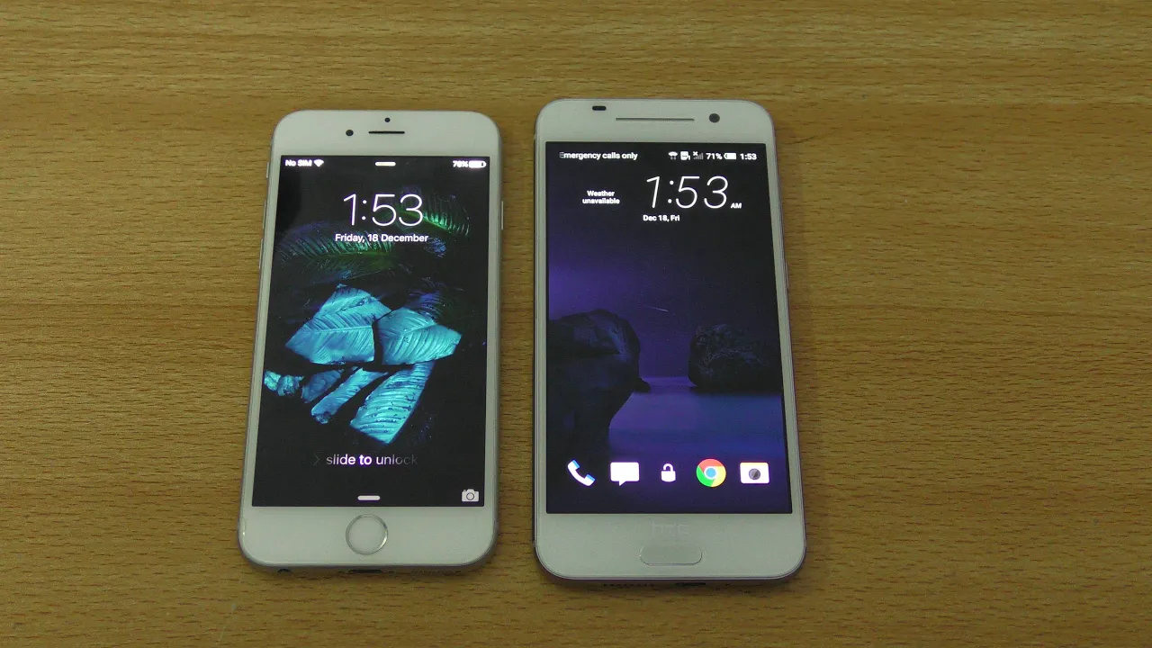 iPhone 6S vs HTC One A9 - Review!