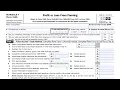 IRS Schedule F walkthrough Profit or Loss From Farming