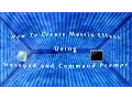 How to create Matrix effect in CMD 2016