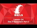 24 If Else If Statement