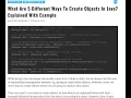 5 Different Ways To Create Objects In Java Programming Mitra