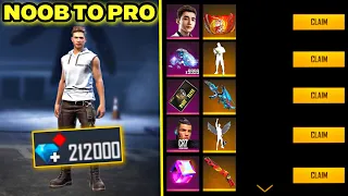 Download Buying 212000 Diamond 😱 To Make Noob Account To Pro 🔥 free fire MP3