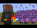 Lagu SOLO-speler versus 100 Minecraft-jagers