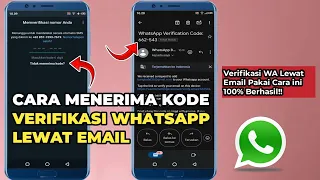 cara menerima kode verifikasi whatsapp lewat email