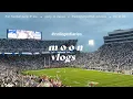 m o o n vlogs PSU football games thanksgiving break
