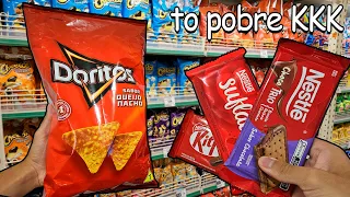 Um dia de um gamer indo no Mercado! (ta caro...)