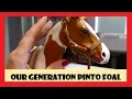 Our Generation Doll Pinto Foal 18 inch Doll Horse Roleplay