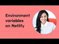 Using environment variables in AI Projects on Netlify