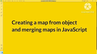Creating a map from object - Javascript