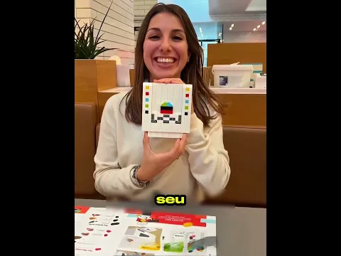 Neste lugar, você só pode fazer seu pedido se construir com LEGO! 🤯🧱 #curiosidades #youtubeshorts