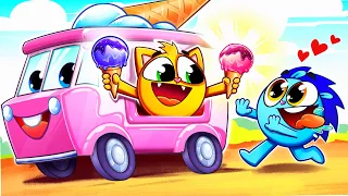 Download We Love Ice Cream Song🍦 Ice Cream Truck ❄️ | Funny Kids Songs 😻🐨🐰🦁 And Nursery Rhymes by Baby Zoo MP3