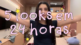 5 LOOKS EM 24 HORAS 🩷