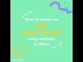 Aim Constraint using Matrices in Maya