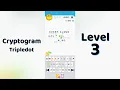 Cryptogram Tripledo Level 3 Solutions Logic Puzzle Game Mini Boss