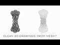 Make 2D from any Rhino mesh - in seconds