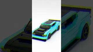 #Shorts LEGO DODGE CHALLENGER MOC TRANSFORMATION