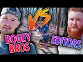 Can the Bogey Bros Beat the Editors if they Start at 8 Under Disc Golf Challenge