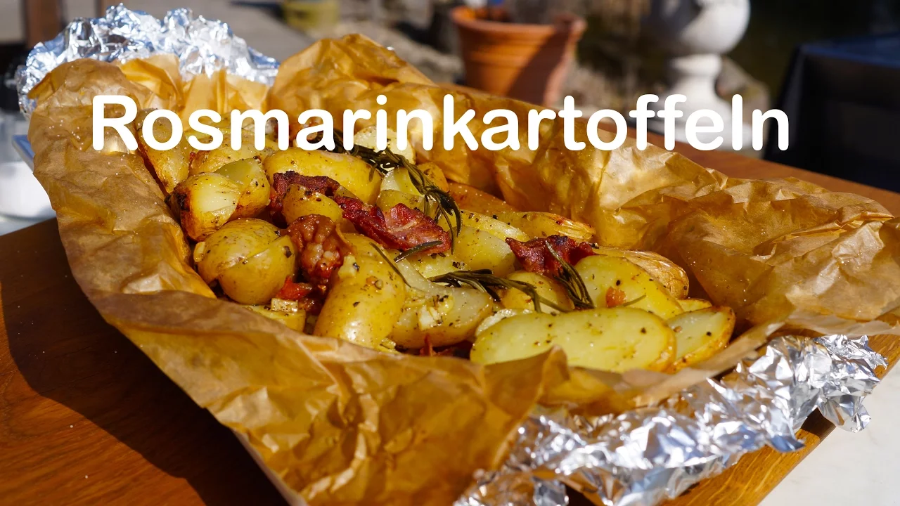 Videorezept für mediterrane Rosmarinkartoffeln